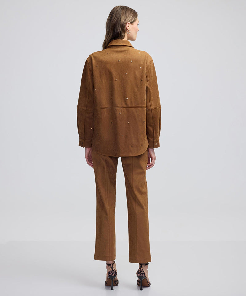 Ipekyol Suede Look Shirt Camel