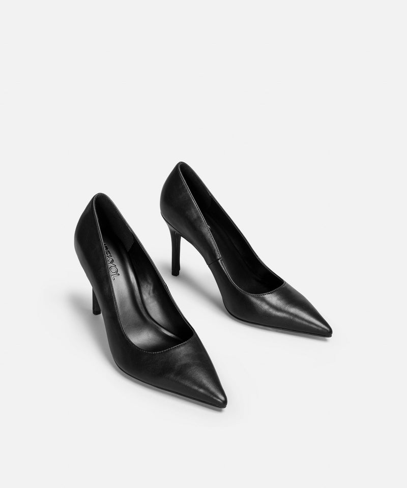 Ipekyol Leather Look High Heels Black