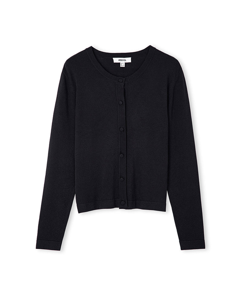 Ipekyol Basic Knit Cardigan Black