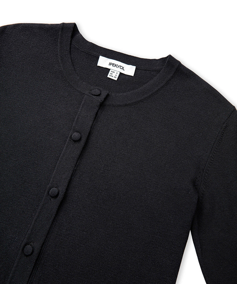 Ipekyol Basic Knit Cardigan Black