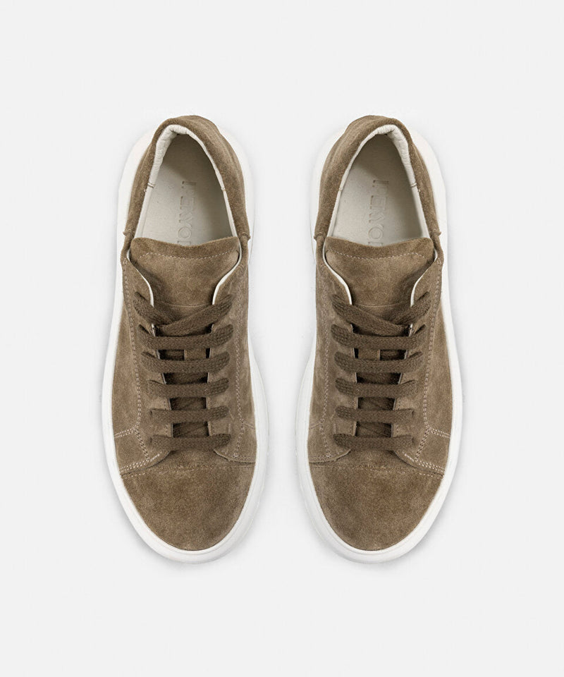 Ipekyol Suede Textured Lace-Up Sneakers Mink