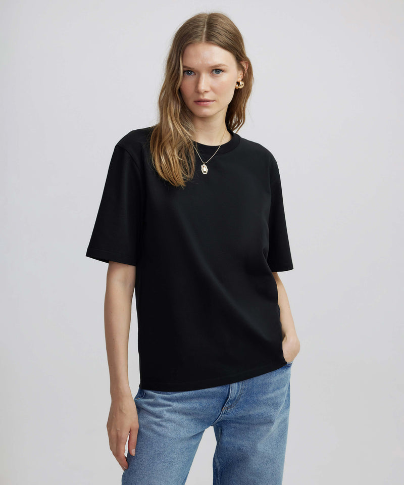 Ipekyol Round Neck Basic T-Shirt Black