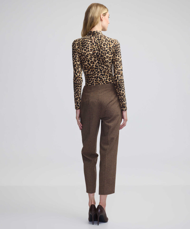 Ipekyol Leopard Print Bodysuit Brown