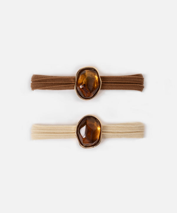 Ipekyol Set Of Two Hair Accessories Brown