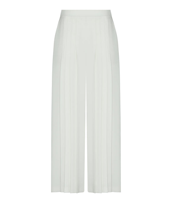 Ipekyol Pleated Wide-Leg Trousers Ecru