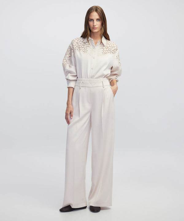 Ipekyol Layered Waist Trousers Cream