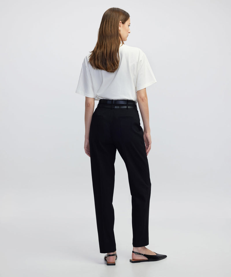 Ipekyol Double Belt Carrot Trousers Black