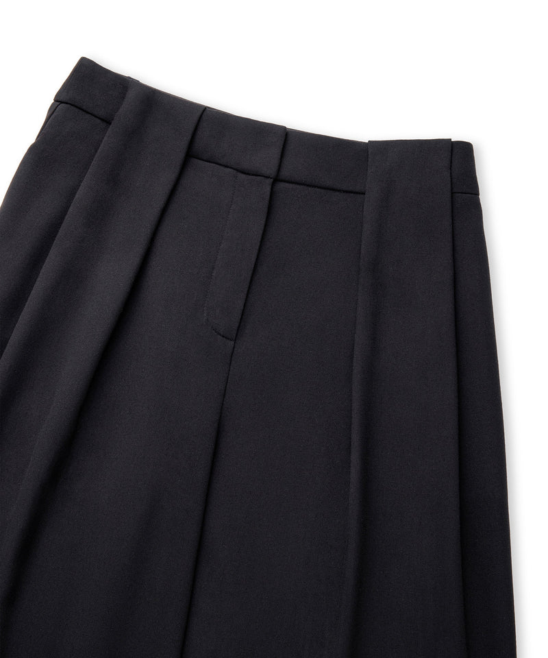 Ipekyol Wide-Leg Trousers With Belt Black