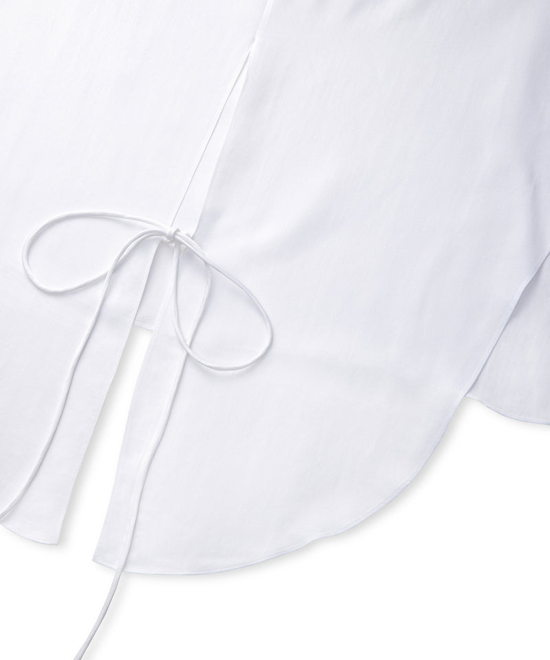 Ipekyol Satin-Effect Wrap Blouse White