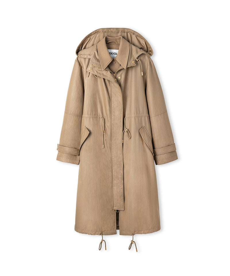 Ipekyol Layered Coat Camel