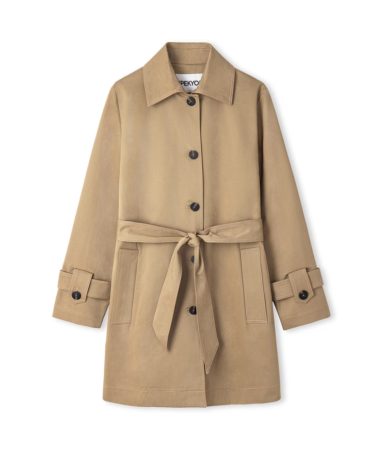 Ipekyol Belted Unlined Trench Coat Natural