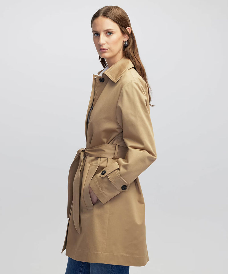Ipekyol Belted Unlined Trench Coat Natural