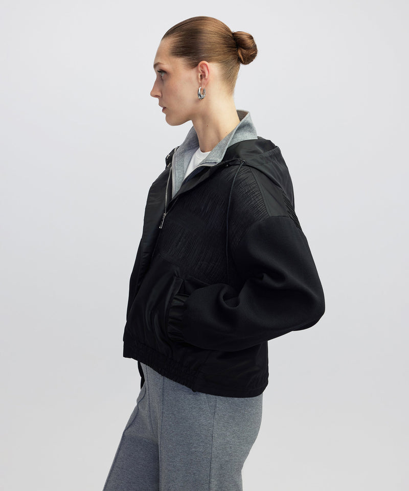 Ipekyol Mixed Media Coat Black