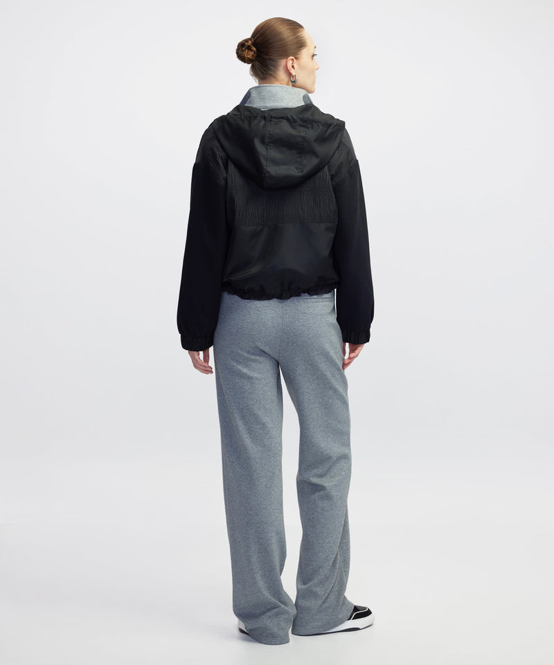 Ipekyol Mixed Media Coat Black