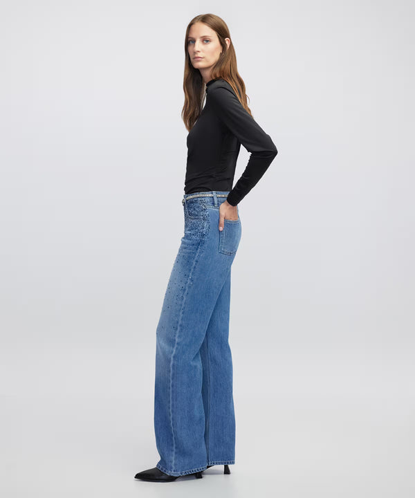 Ipekyol Rhinestone Embellished Jeans Indigo