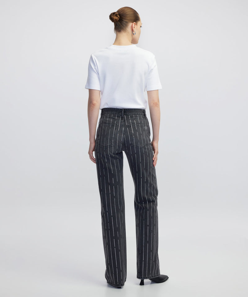 Ipekyol Embellished Wide-Leg Jeans Anthracite