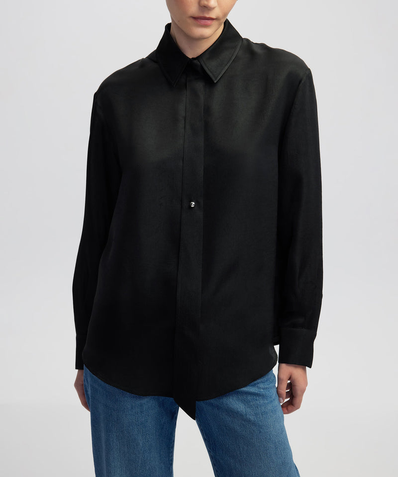 Ipekyol Shirt With Metal Buttons Black