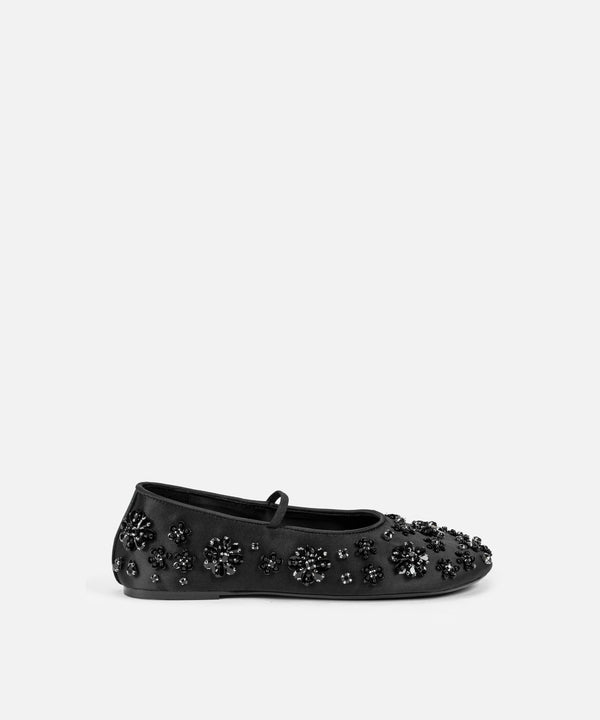 Ipekyol Embellished Ballet Flats Black