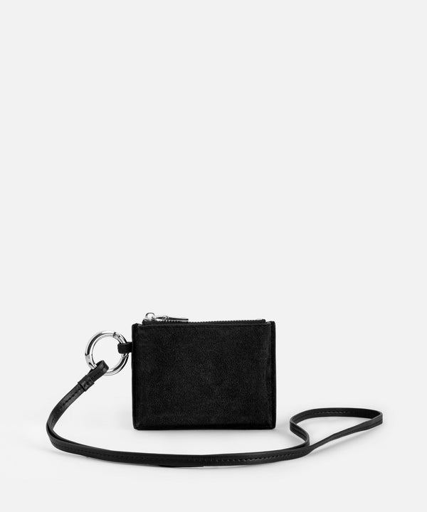 Ipekyol Card Holder With Metal Buckle Black
