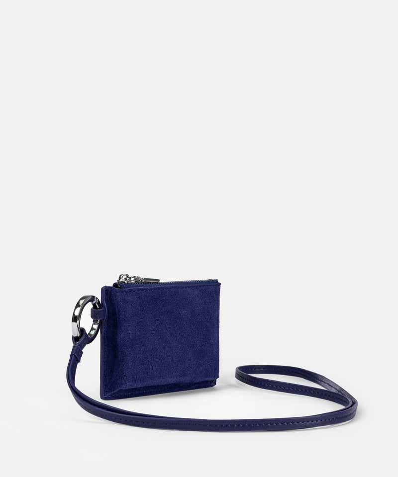 Ipekyol Card Holder With Metal Buckle Navy