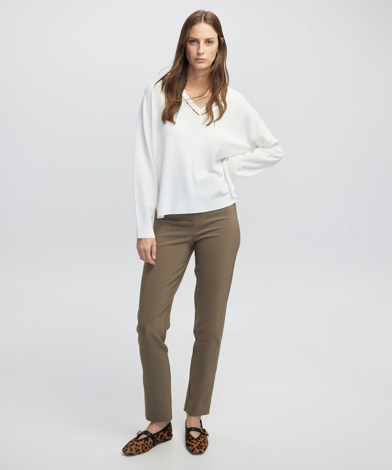 Ipekyol Embellished Cutout Knit Sweater Ecru