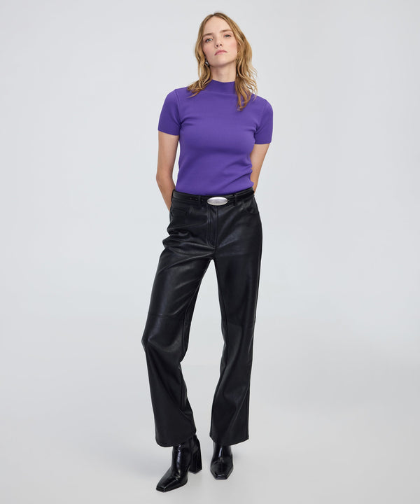 Ipekyol High-Neck Knit Top Light Purple