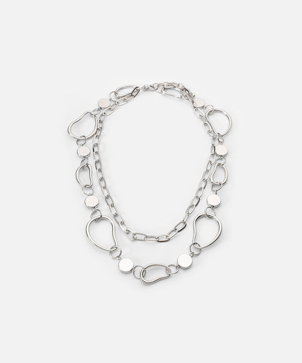 Ipekyol Layered Chain Necklace Silver