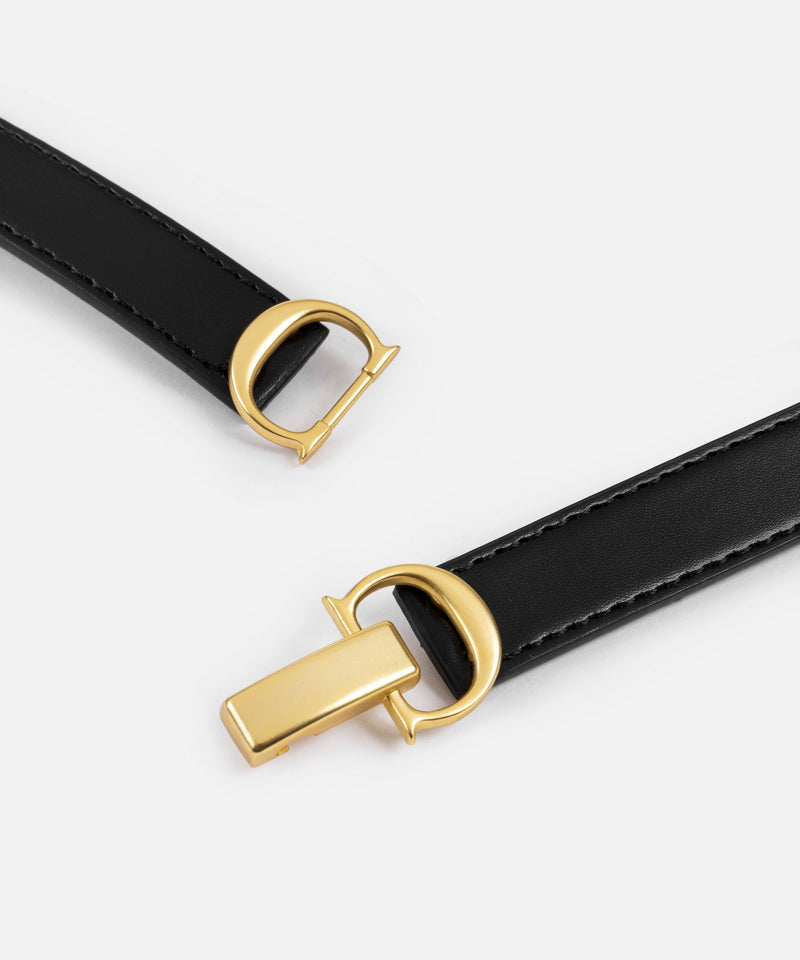 Ipekyol Double-Buckle Belt Black