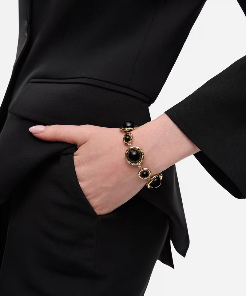 Ipekyol Multi-Piece Contrast Bead Bracelet Black