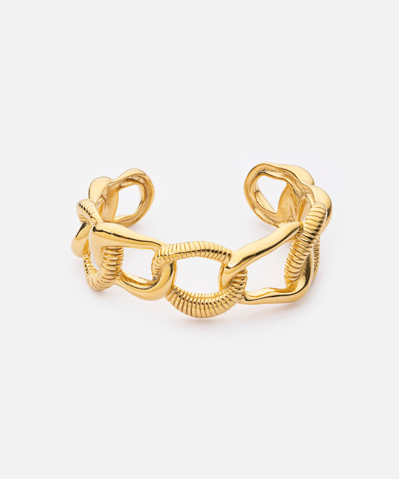Ipekyol Intertwined Rigid Bracelet Gold