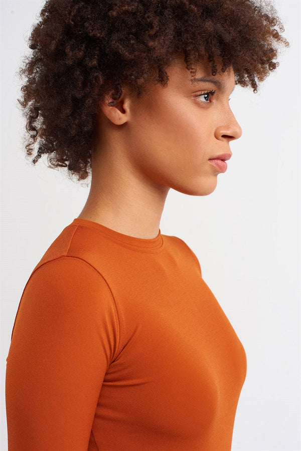 NU Long Sleeve T-Shirt Terra Cotta
