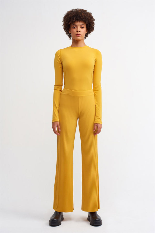 NU Knit Ribbed Detail Trouser Papia