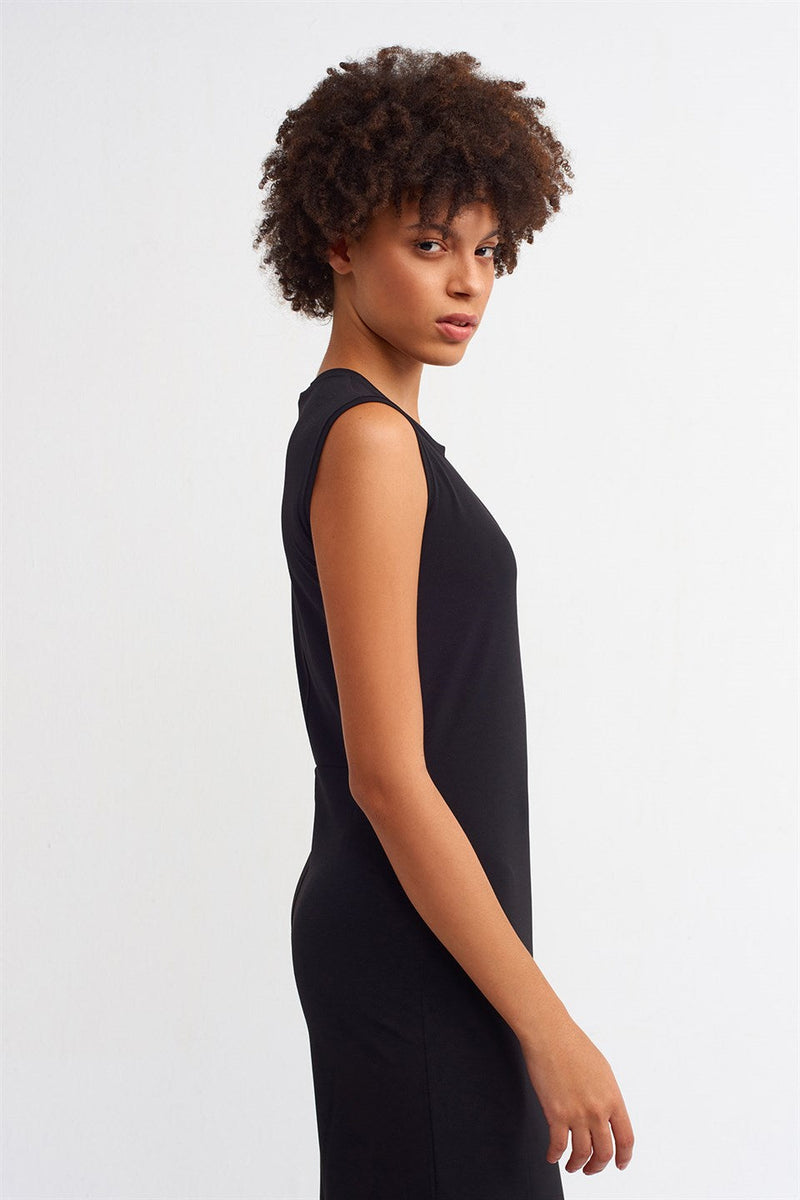 NU Sleeveless Maxi Dress Black