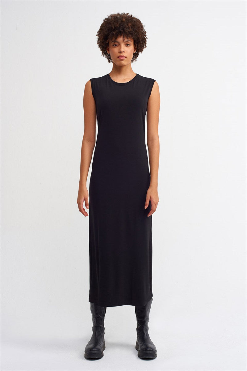NU Sleeveless Maxi Dress Black