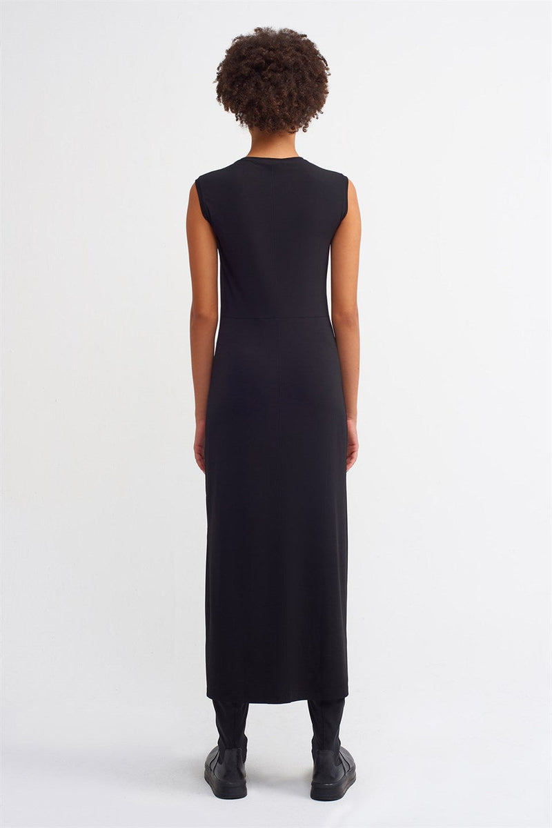 NU Sleeveless Maxi Dress Black