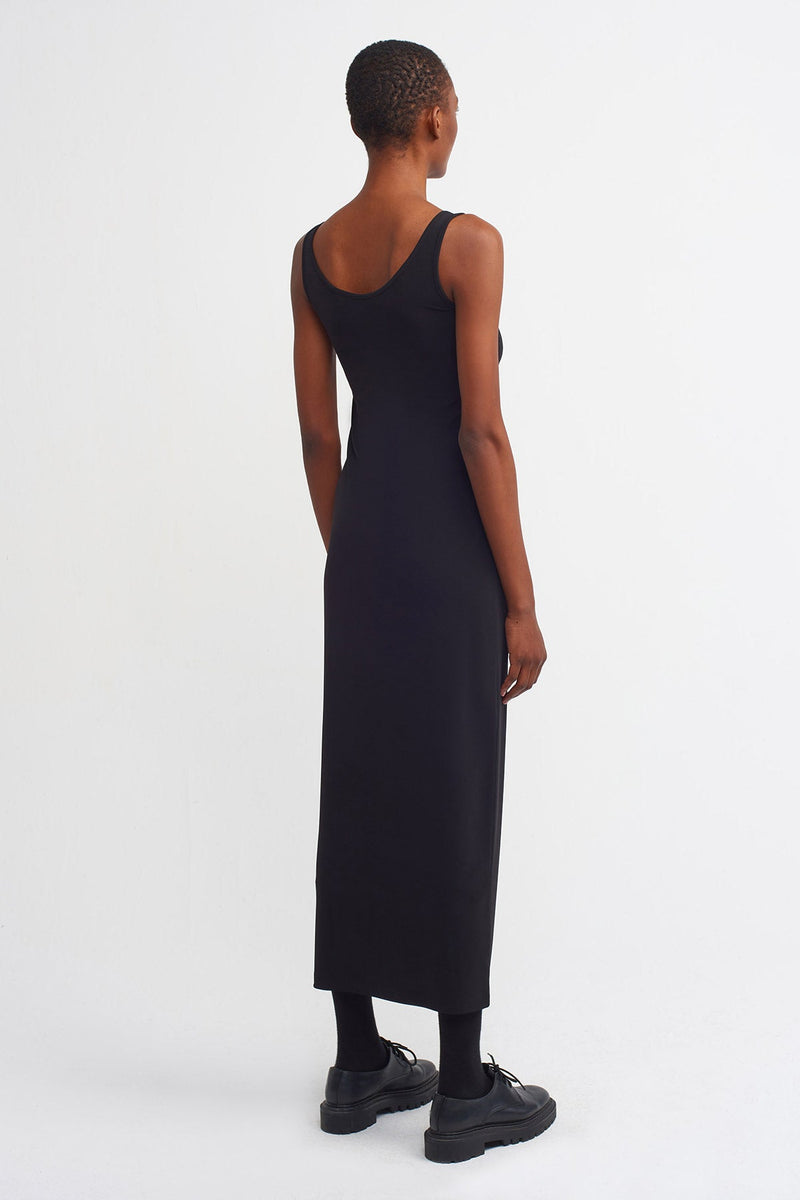 NU  Basic Slim Fit Dress Black