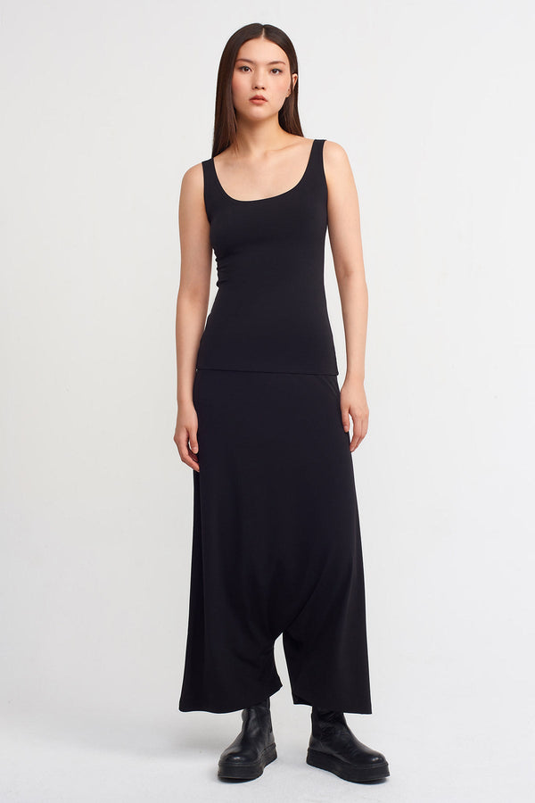 NU Solid Basic Top Black