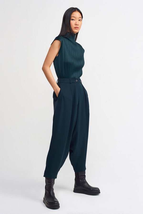 NU Classic Chic Harem Pants Petrol