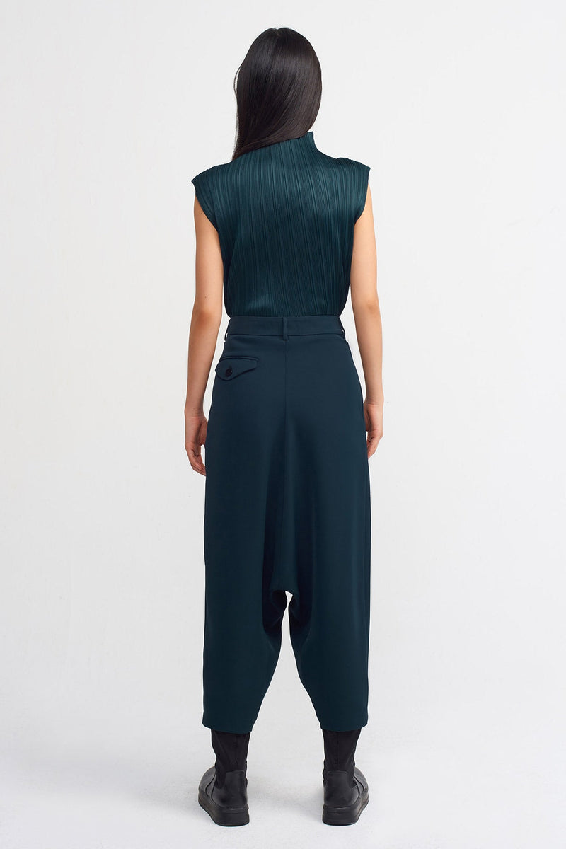 NU Classic Chic Harem Pants Petrol