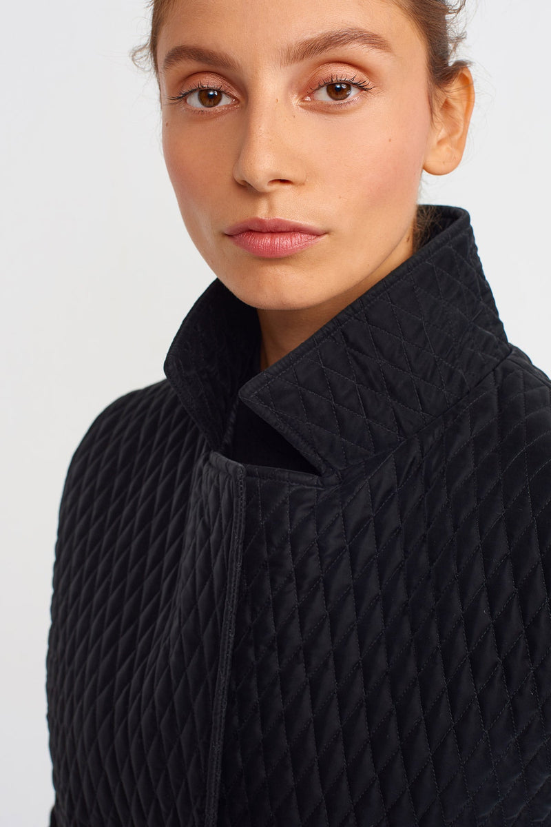 NU Quilted Jacket Vest Black