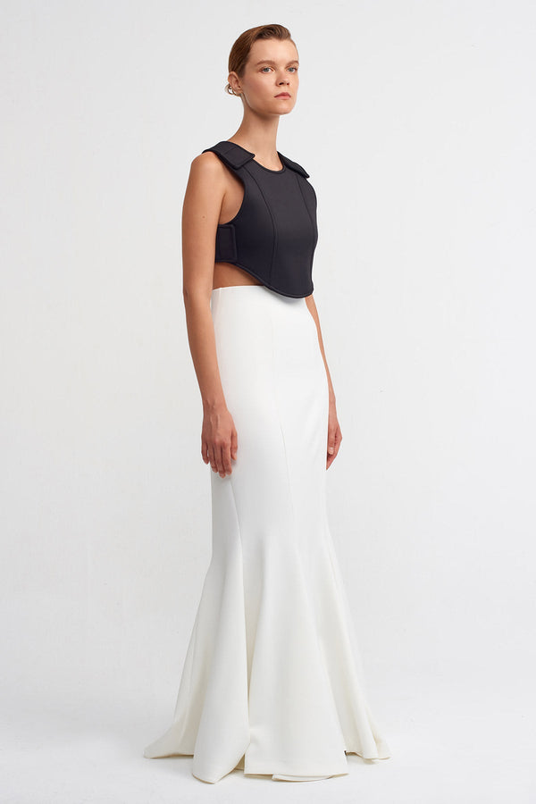 NU Sleeveless Crop Top Black