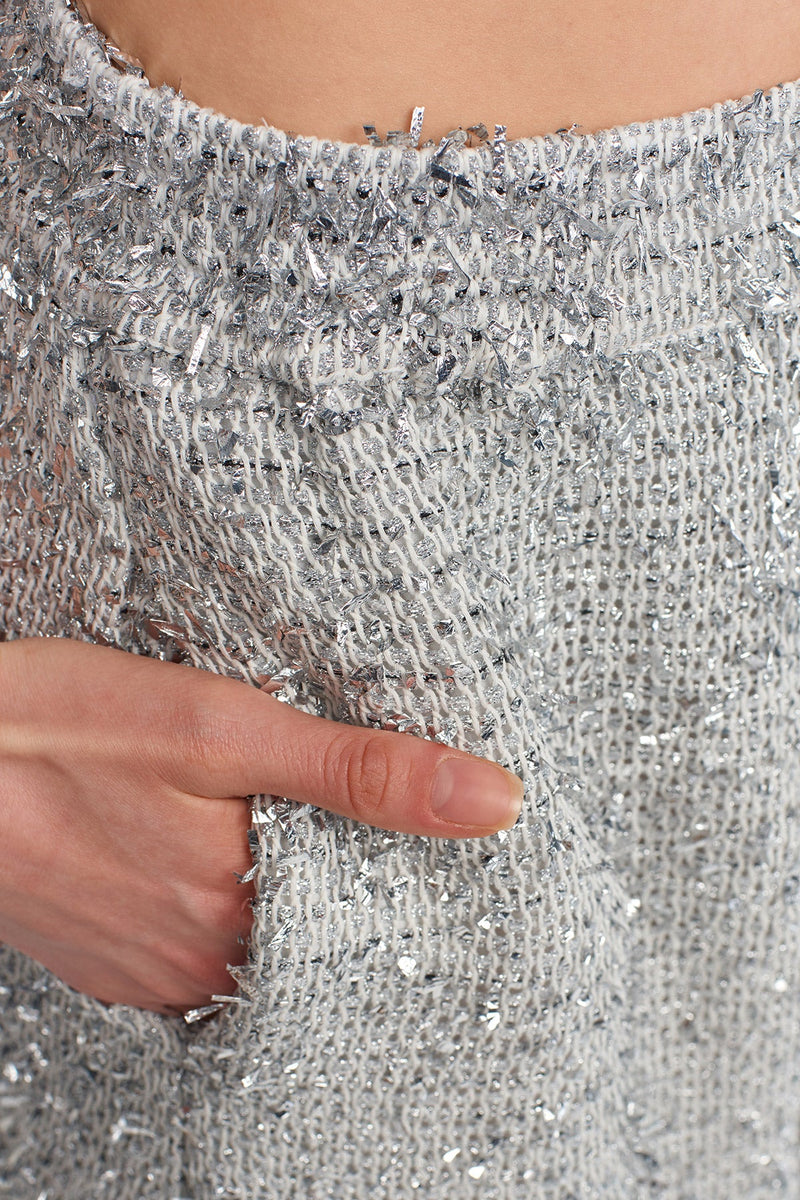 NU Salient Outside Wide Leg Trousers Silver