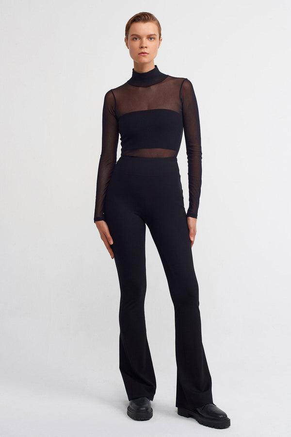 NU Solid High Waist Leggings Black