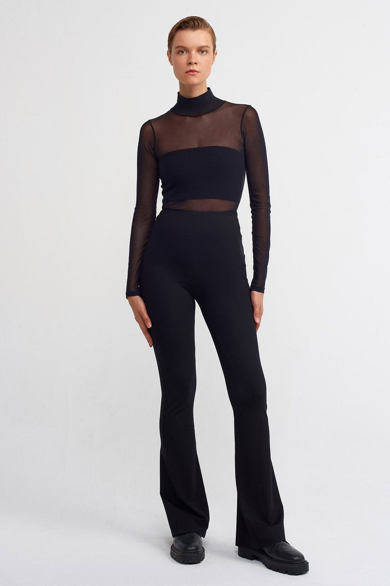 NU Solid High Waist Leggings Black