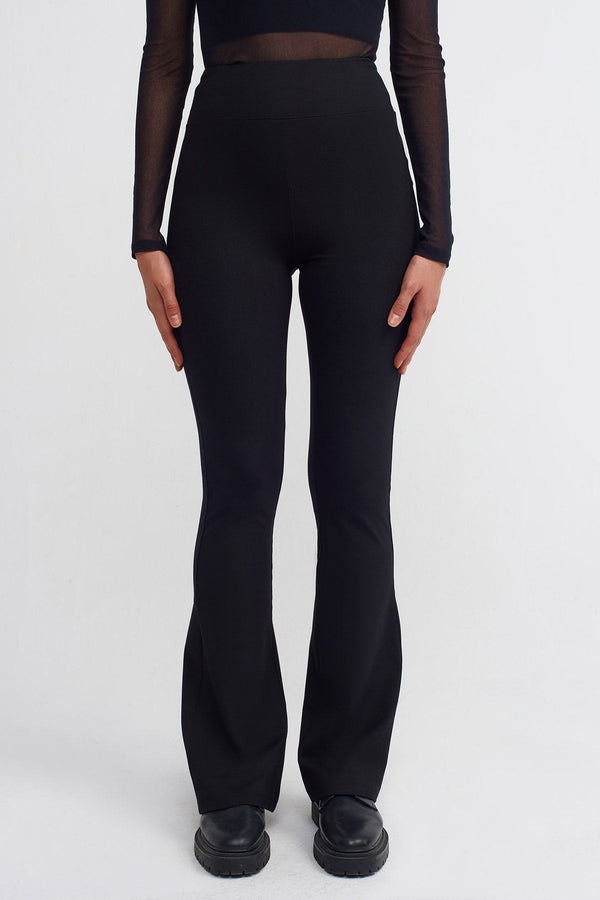 NU Solid High Waist Leggings Black