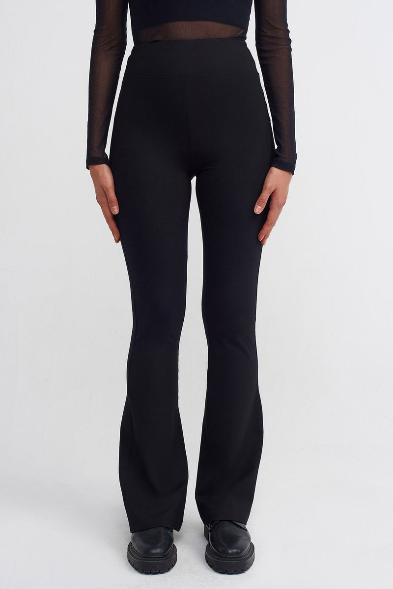 NU Solid High Waist Leggings Black