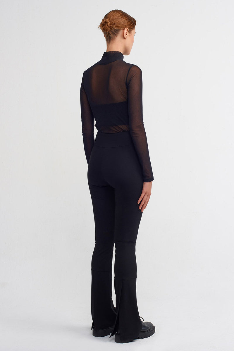 NU Solid High Waist Leggings Black