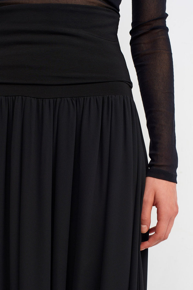 NU High-Waisted Stylish Harem Pants Black