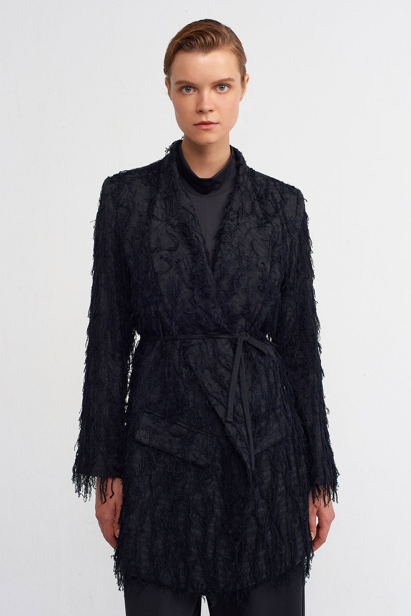NU Thread Detail Jacket Black