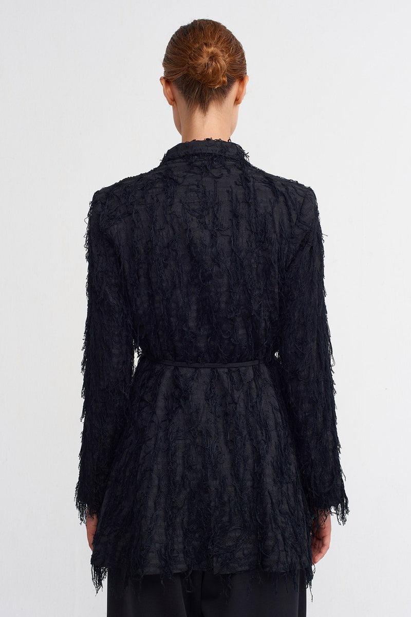NU Thread Detail Jacket Black